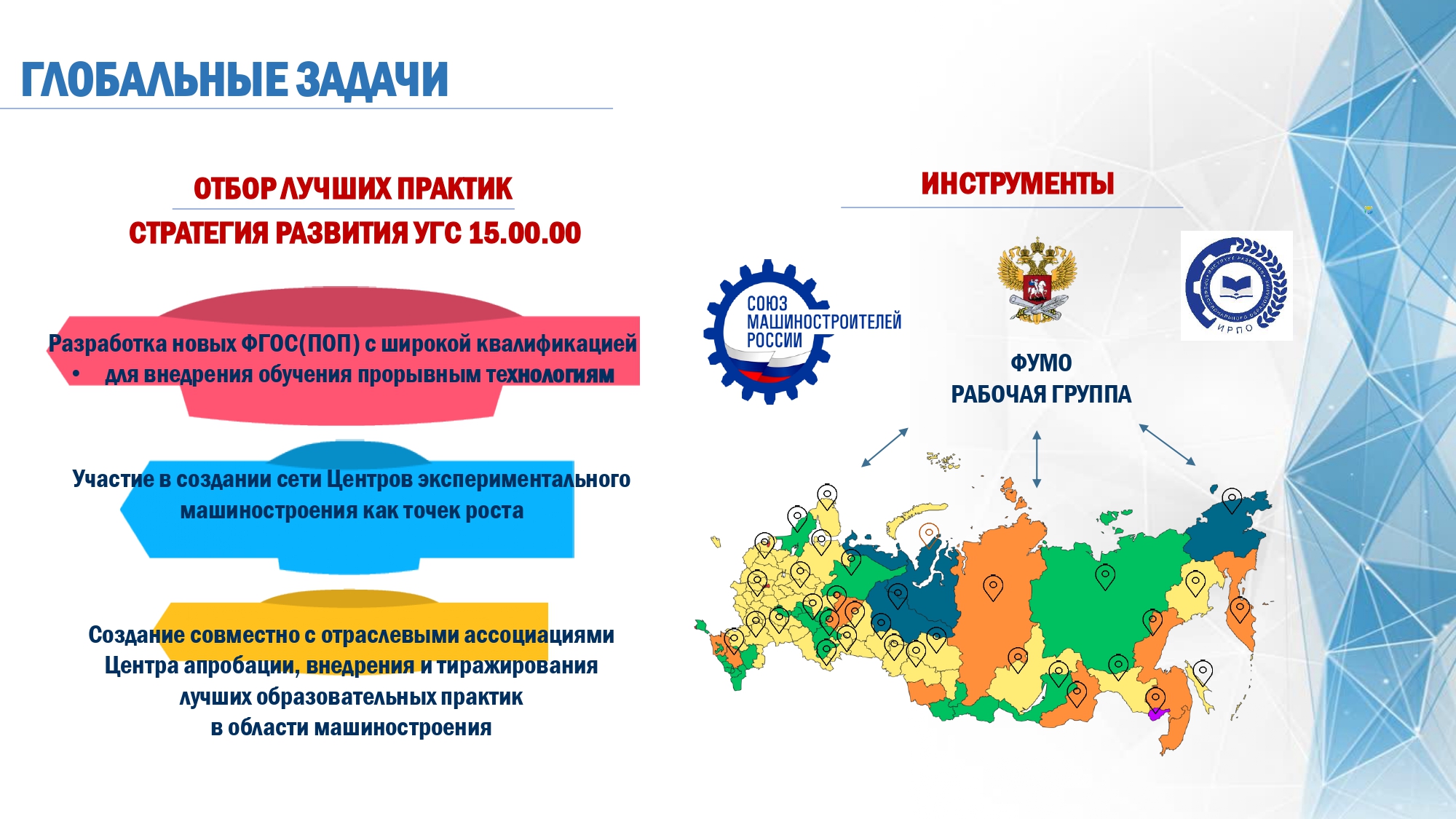 Проведение заседания ФУМО по УГПС 15.00.00 Машиностроение